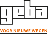 Logo Geba: voor nieuwe wegen